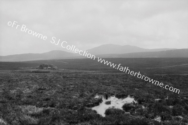 SLIEVE SNAGHT FROM NORTH, ACROSS OLD BUNCRANA ROAD